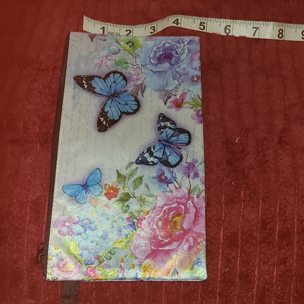 Gorgeous butterfly pouch wristlet bag - Picture 6 of 8